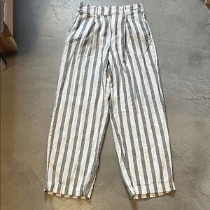 a new day Black and White Striped Pants